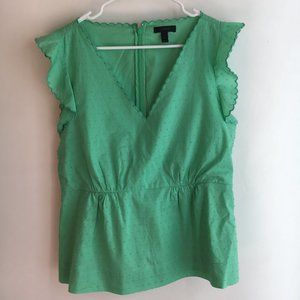 J. Crew Swiss Dot Peplum